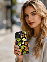 Product or handheld view of the Velvet Mushroom Club case