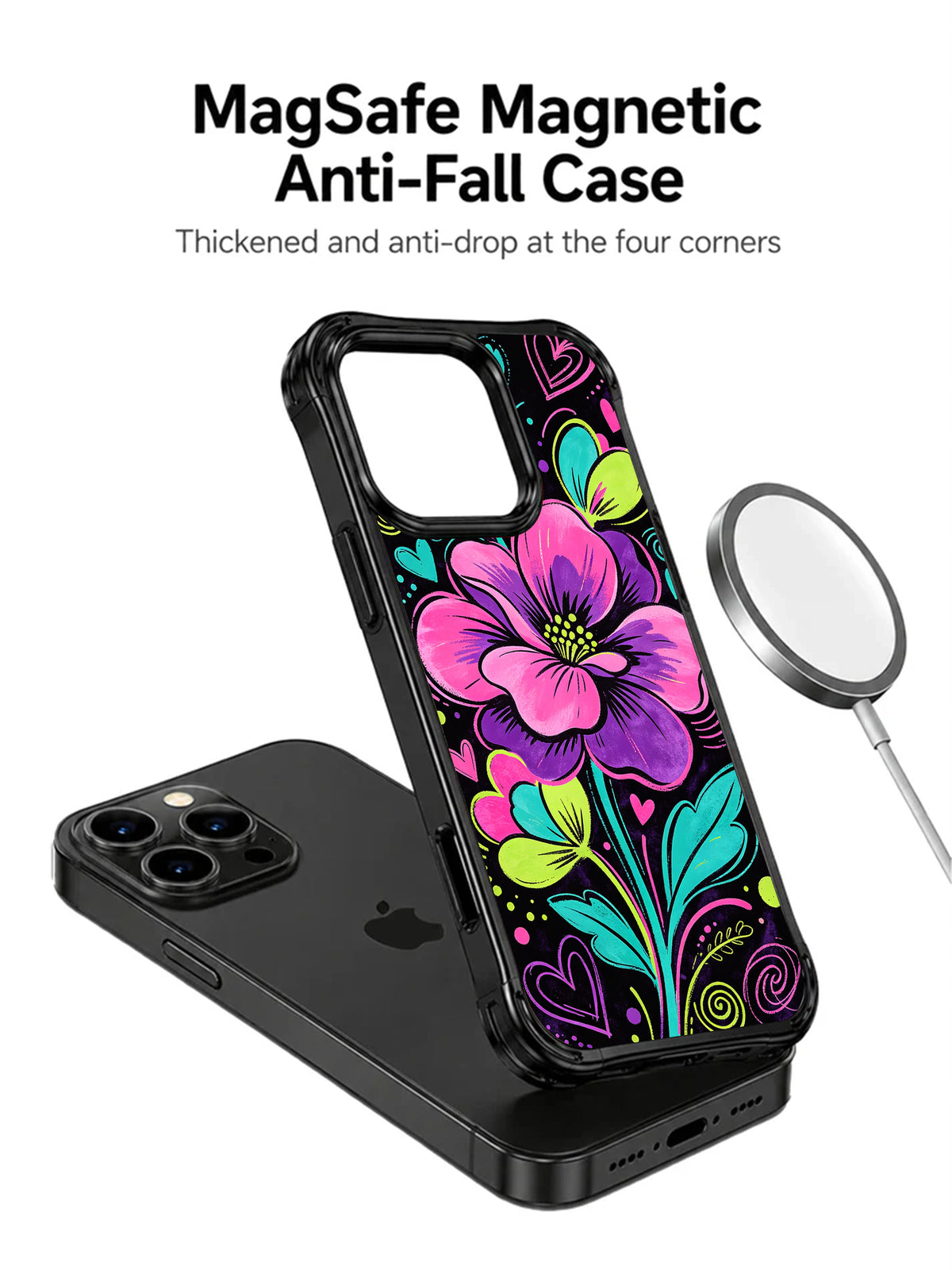Velvet Night Blossoms phone case detail