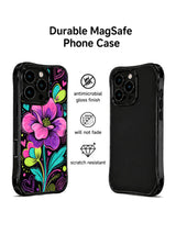 Velvet Night Blossoms floral case side view