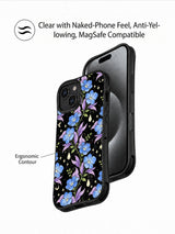 Velvet Night Petals artist-designed phone case