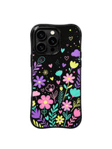 Velvet Pulse Mosaic iPhone 15 Pro case front view