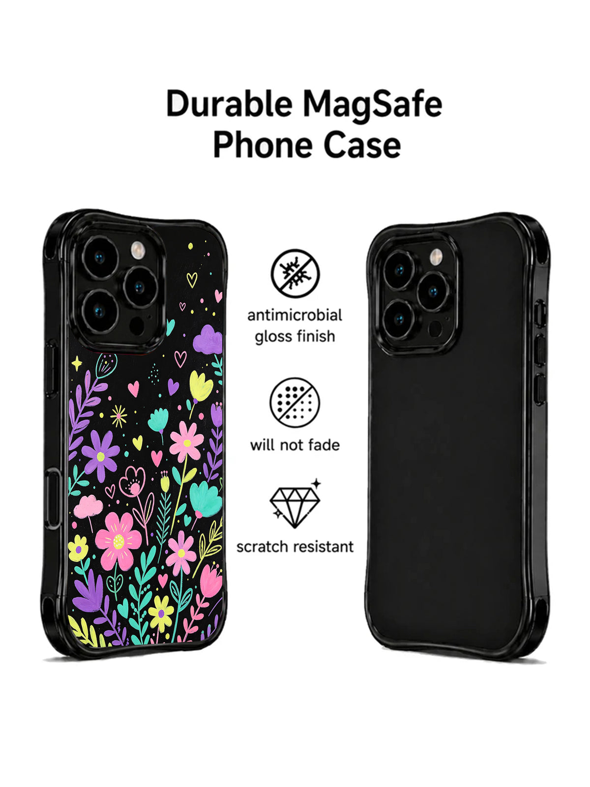 Velvet Pulse Mosaic iPhone 15 Pro case camera detail