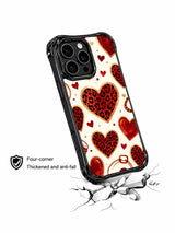 Velvet Rodeo Love Batı temalı leopar kalp desenli iPhone kılıfı galeri görünümü 4