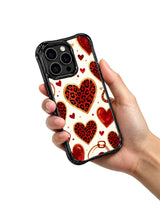 Velvet Rodeo Love Batı temalı leopar kalp desenli iPhone kılıfı galeri görünümü 5