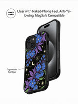 Blue Moon Secret Garden iPhone 15 Plus case protection detail