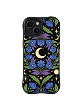 Crescent Bloom Totem pattern iPhone 15 Plus case