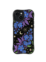 Blue Blossom Constellation pattern iPhone 15 Plus case