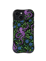 Moonlit Octopus Garden pattern iPhone 15 Plus case