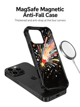 Brave Little Star Heart: Illustrated case separated from a phone beside a circular charging puck.