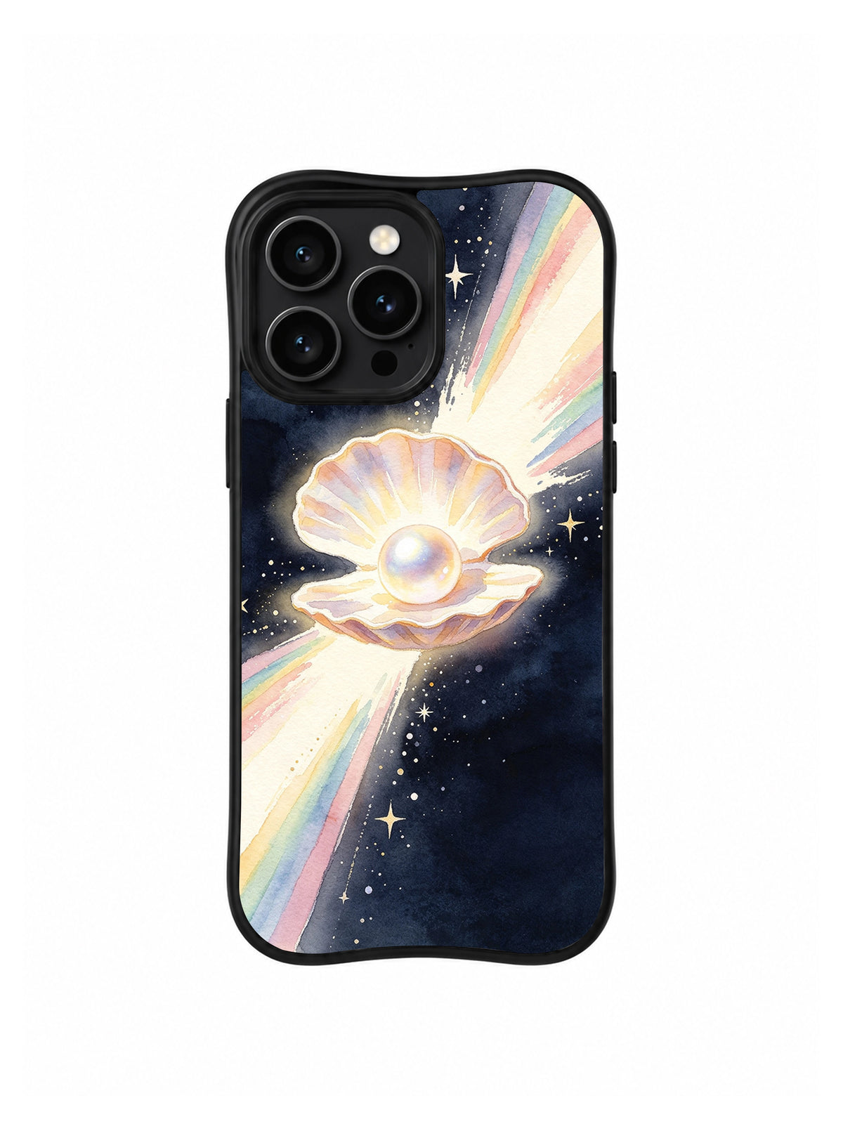 Rear view of the featured Pearl Dream Radiance artwork