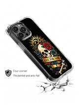 Red rose in a skull-eye detail in the product gallery