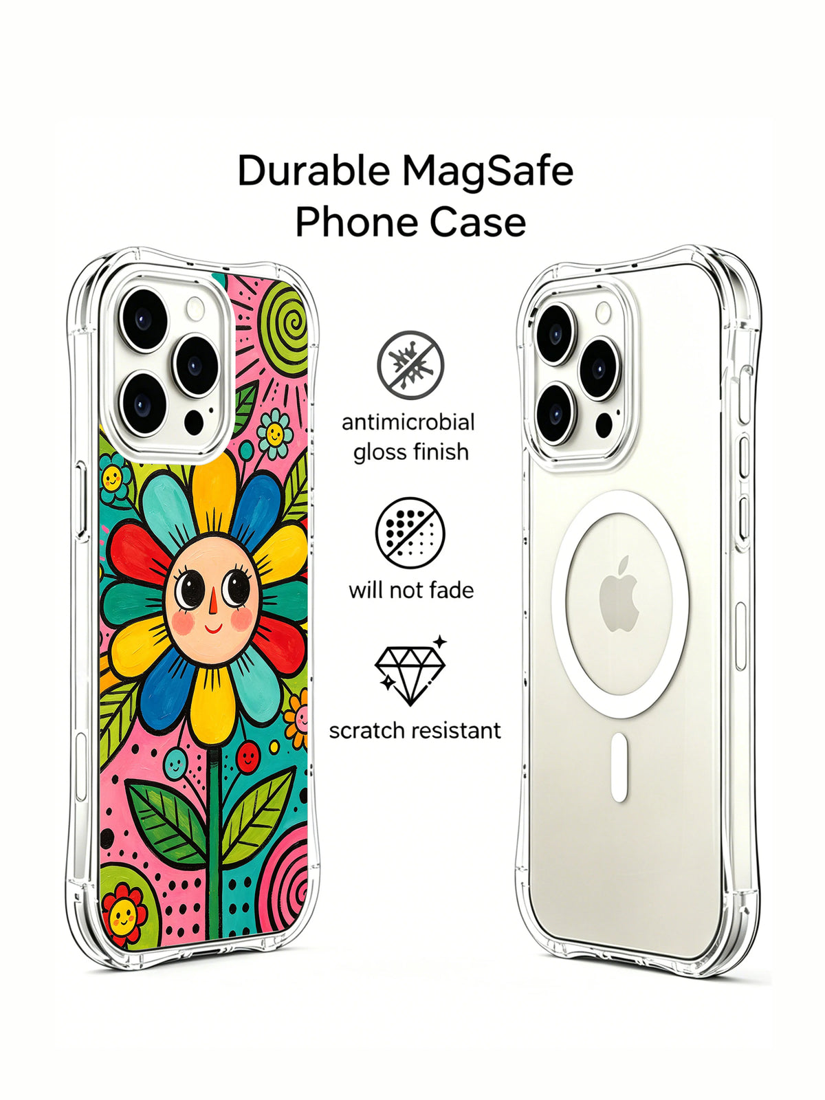 Desteklenmeyen koruma, uyum veya MagSafe iddiaları içeren tedarik ürün grafiği