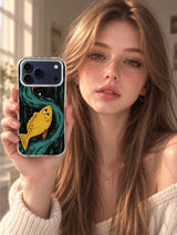 The Fish That Swam Up the Wall iPhone case lifestyle view