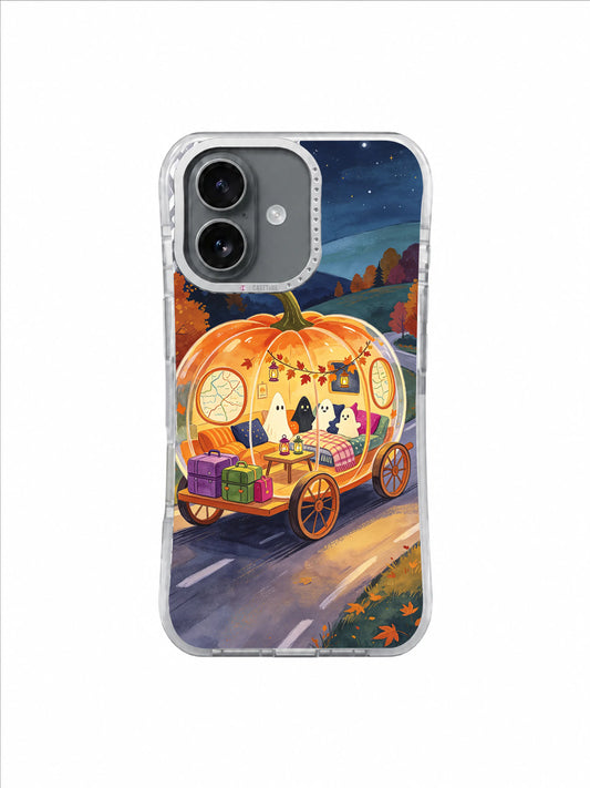 Lantern Road Caravan pumpkin coach iPhone case artwork