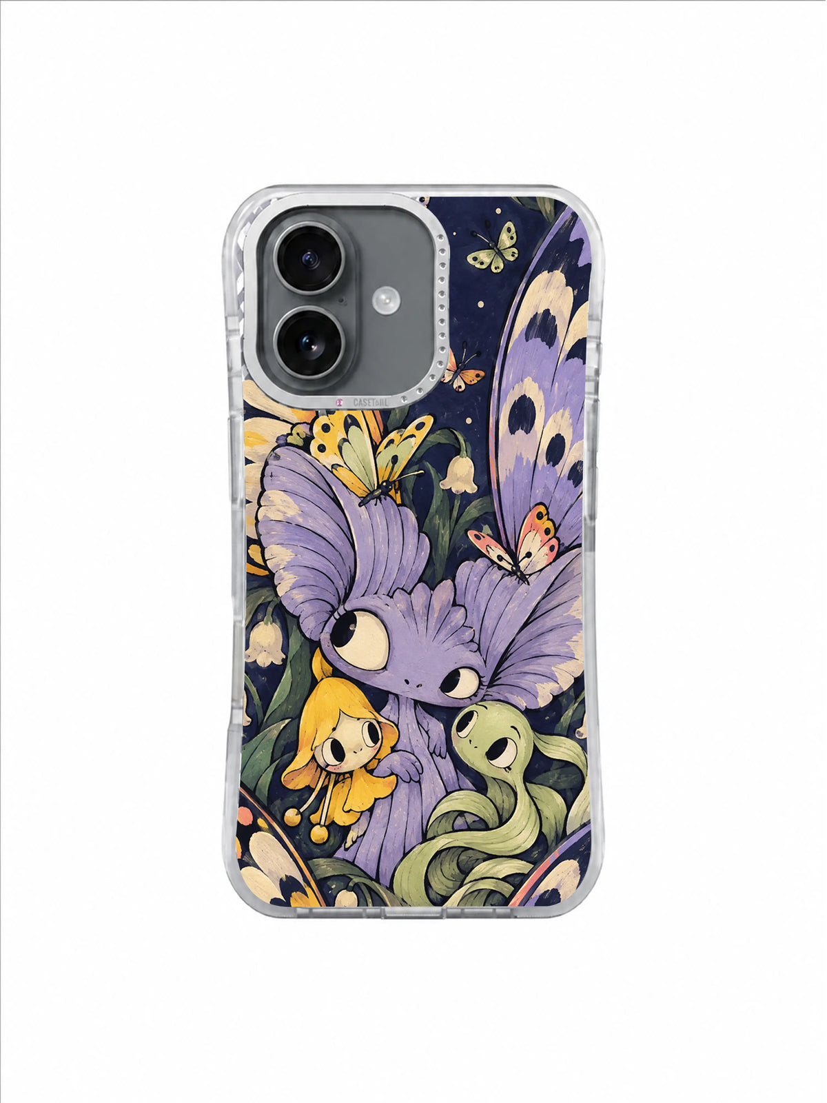 When Butterflies Chose to Stay artwork pattern 3 on iPhone 17 case
