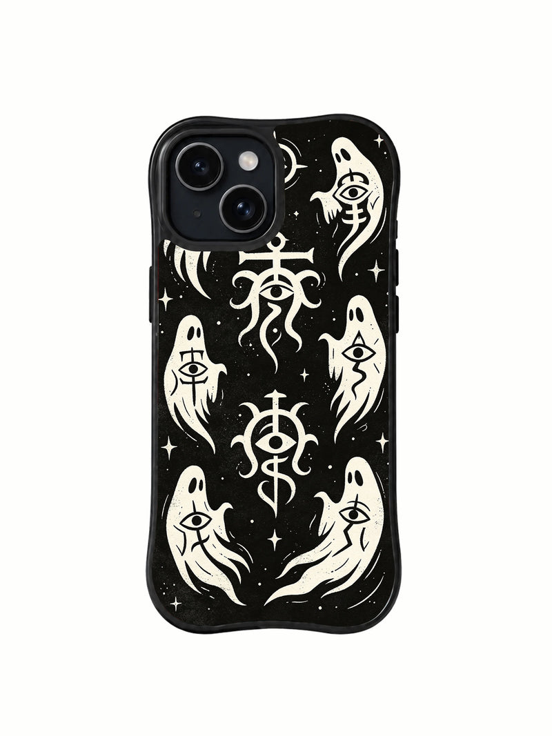 The Whispering Hollow Spirits iPhone 15 Plus Case – Gothic Ghost Art