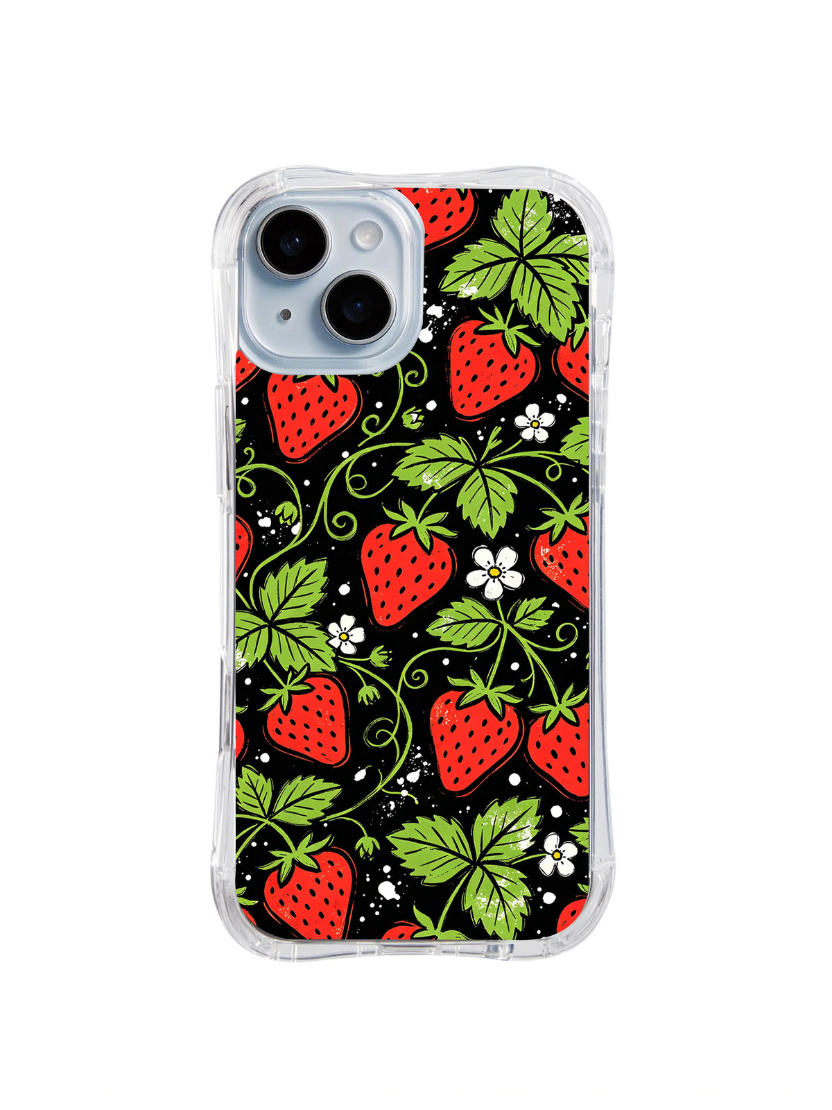 Wild Berry Blossom pattern iPhone 14 Plus case