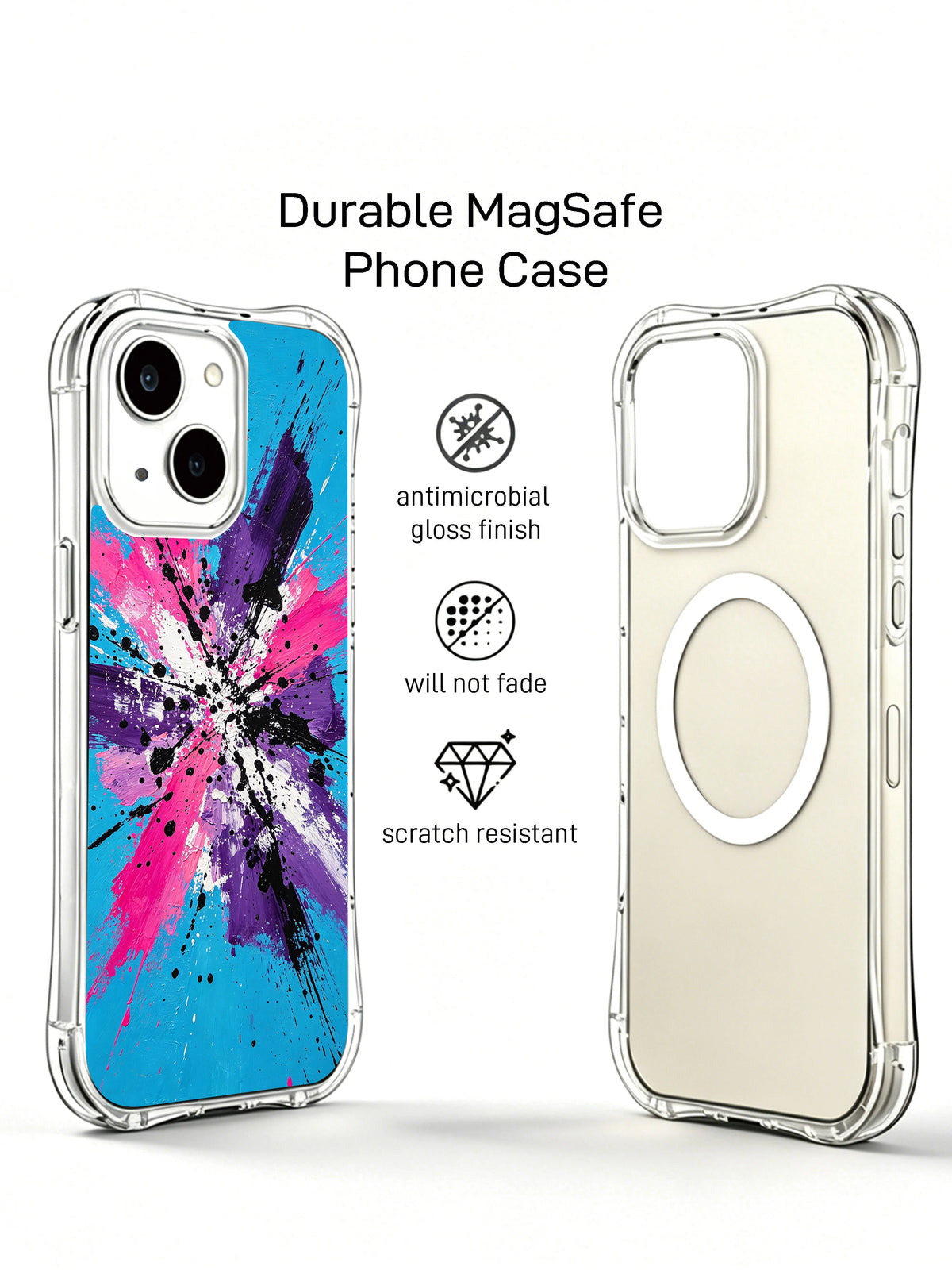 Heartfire Signal Burst iPhone 15 Plus case camera detail