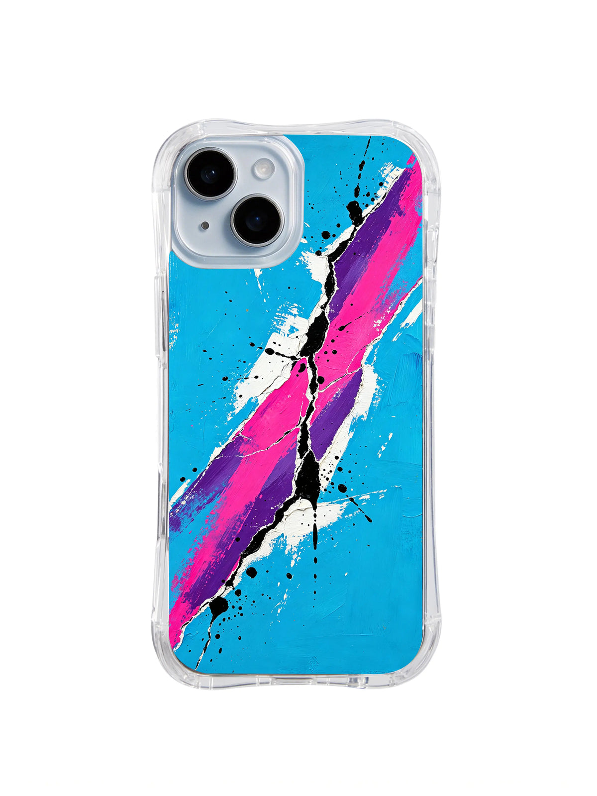 Inner Flame Fault Line expressive iPhone 15 Plus case