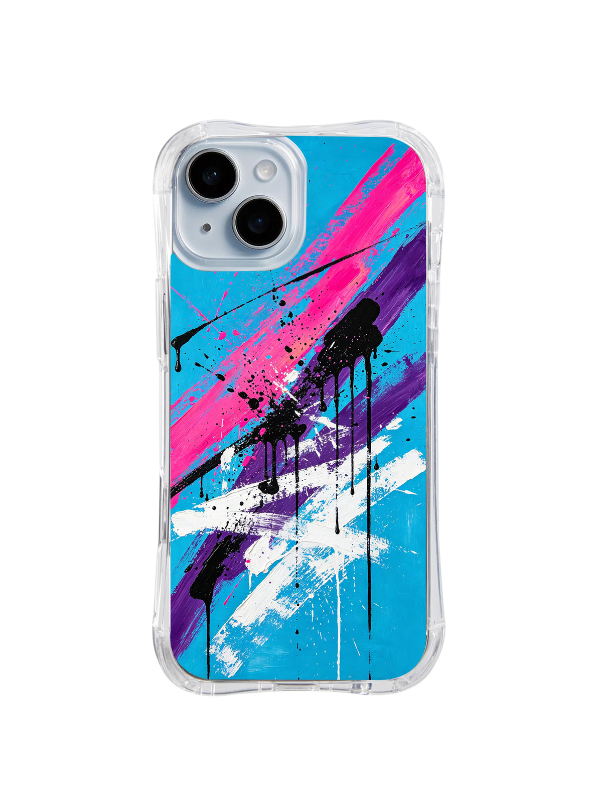 Rebel Frequency Slash graffiti iPhone 15 Plus case