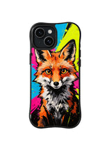 Rebel Fox Flash colorful fox iPhone 15 Plus case