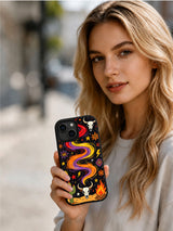 Wild Heart Adventure iPhone 15 Plus case back view