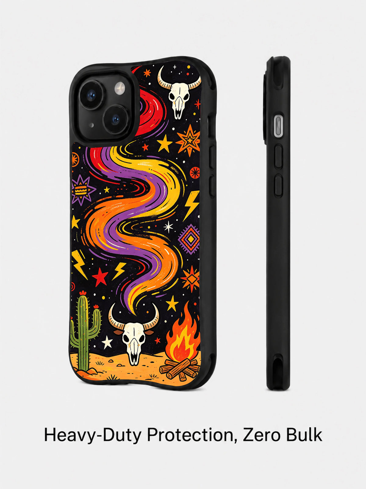 Wild Heart Adventure iPhone 15 Plus case side view