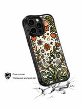 Wild Heart Parade protective iPhone 14 Pro case drop view