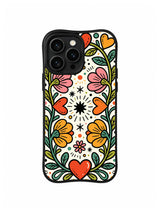Heart Bloom Banner iPhone 14 Pro case pattern