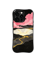 Blooming Volcano pattern iPhone 15 Pro case