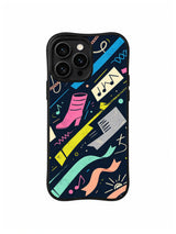 Wild Ribbon Dance pattern iPhone 14 Pro Max case