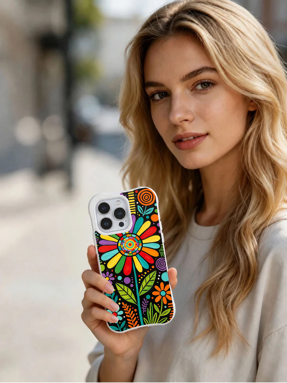 Product or handheld view of the Wildflower Color Symphony case