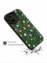 Wildflower Easter Forest: Angled case above an illustrated cracked surface.