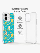 Wildflower Egg Festival: Illustrated case beside a second rear view in a promotional layout.