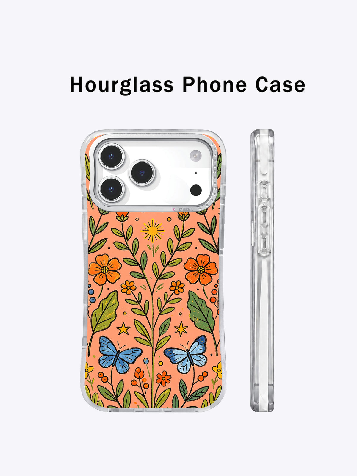 Wildflower Freedom Field iPhone 17 Pro Max case side view
