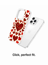 Wildflower Promise botanical heart iPhone case lifestyle view