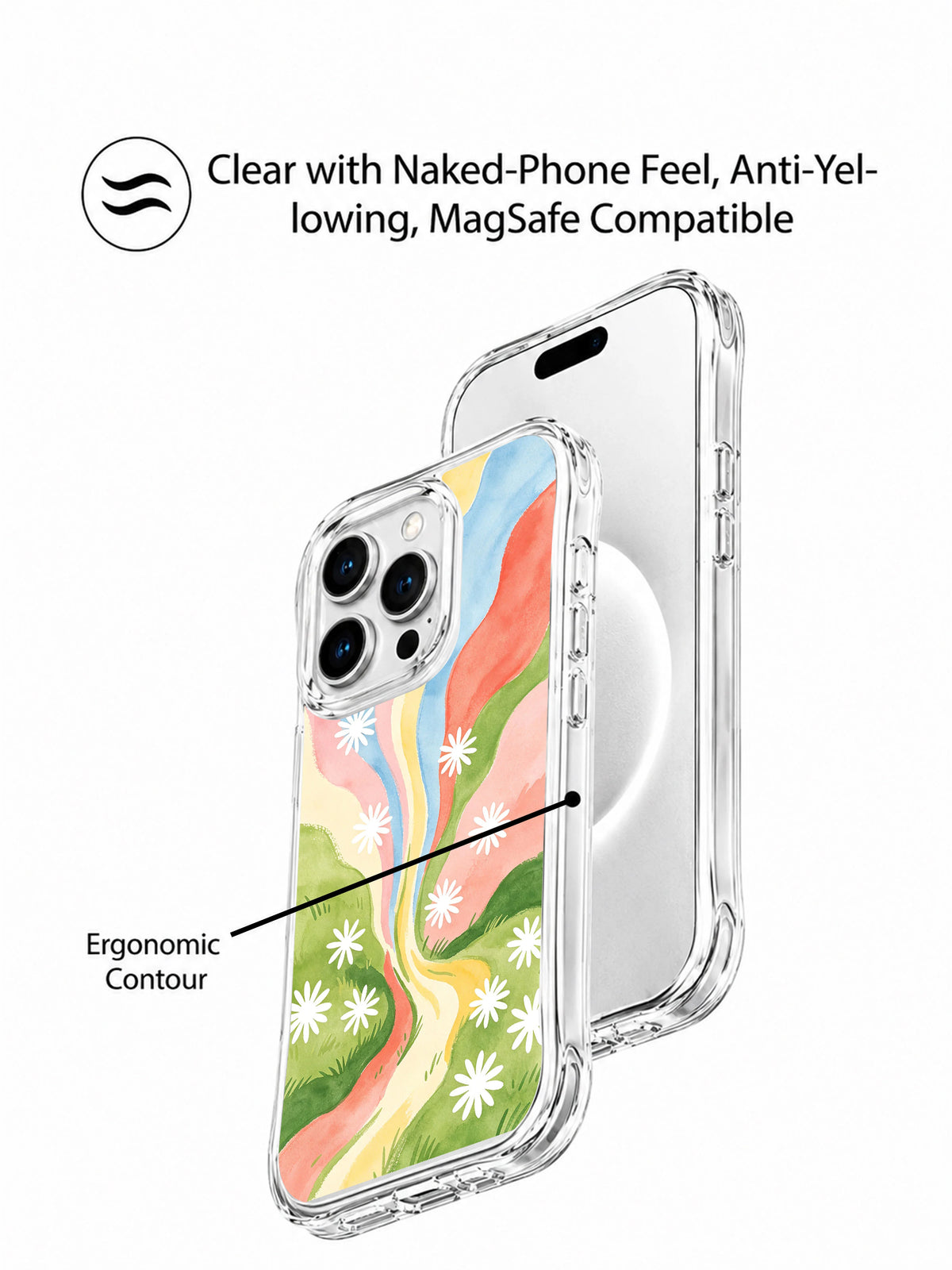 Supplied marketing graphic with unverified protection, fit or MagSafe statements