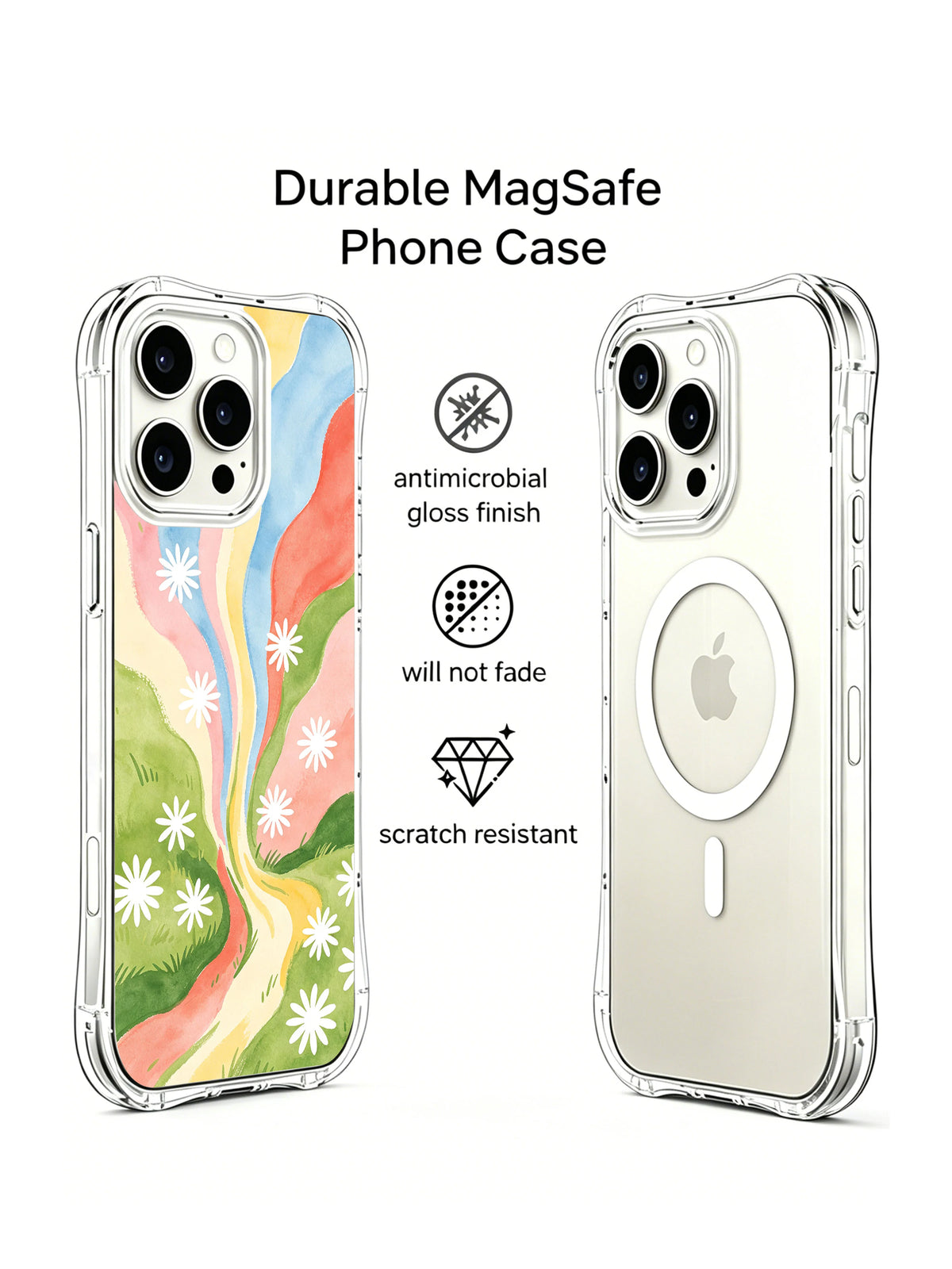 Supplied marketing graphic with unverified protection, fit or MagSafe statements