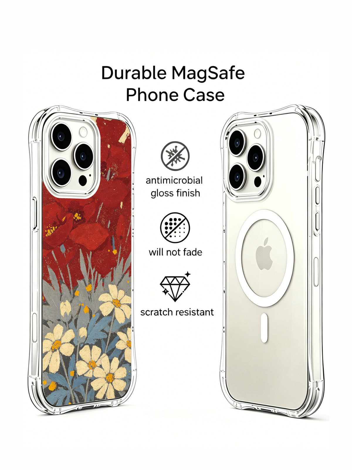 Wildflower Story Archive iPhone 15 Pro case product view 3