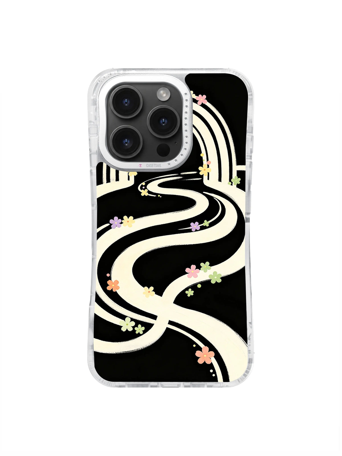 Winding Rainbow River içeren iPhone kılıfı