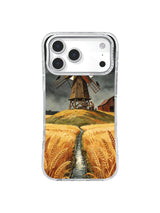 The Windmill and the Helpful Crows harvest channel tower iPhone case artwork