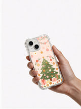 Winter Blossom Noel flower Christmas tree case detail