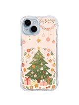Winter Blossom Noel floral Christmas iPhone 14 Plus case front view