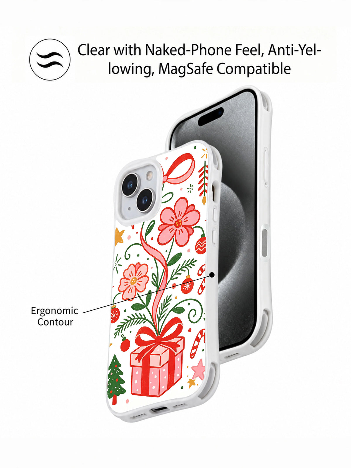 Winter Gift Letter Garden: Front and rear product views in a promotional layout.