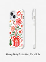 Winter Gift Letter Garden: Rear and side views of the illustrated case.