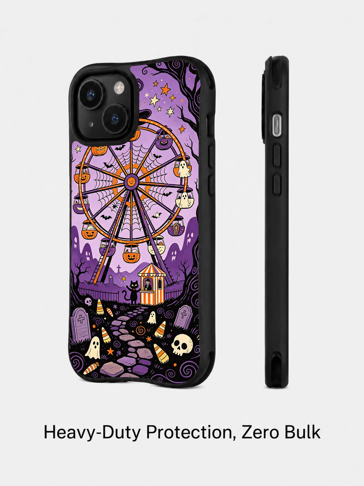 Witch-Hat Ferris Wheel iPhone 13 case angle view