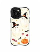 Moonlit Witch Friends pattern iPhone 14 Pro case