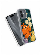 Angled view of Worries Leave as Bubbles iPhone 17 case