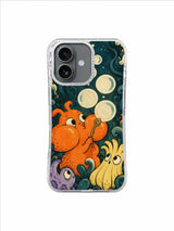 Worries Leave as Bubbles pattern iPhone 17 case artwork