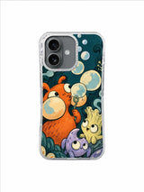 Tangerine Breath Release pattern iPhone 17 case artwork